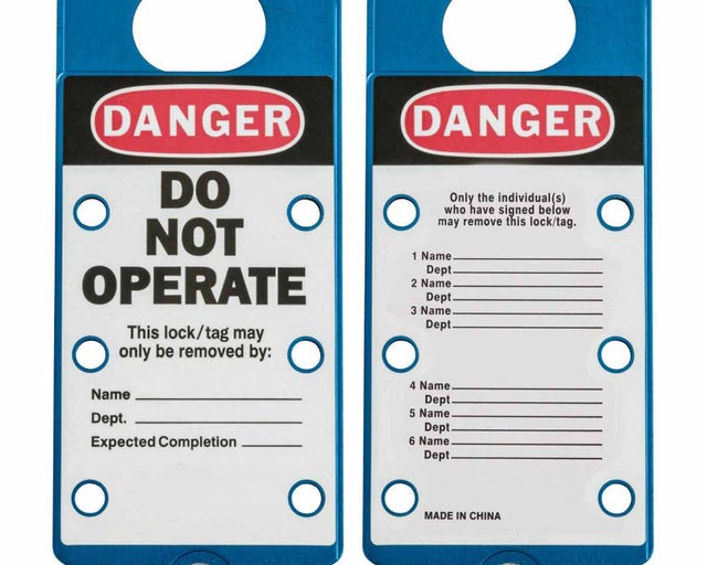 BLULABELELOCKOUT HASPS - ALTEC industrial identification B.V.