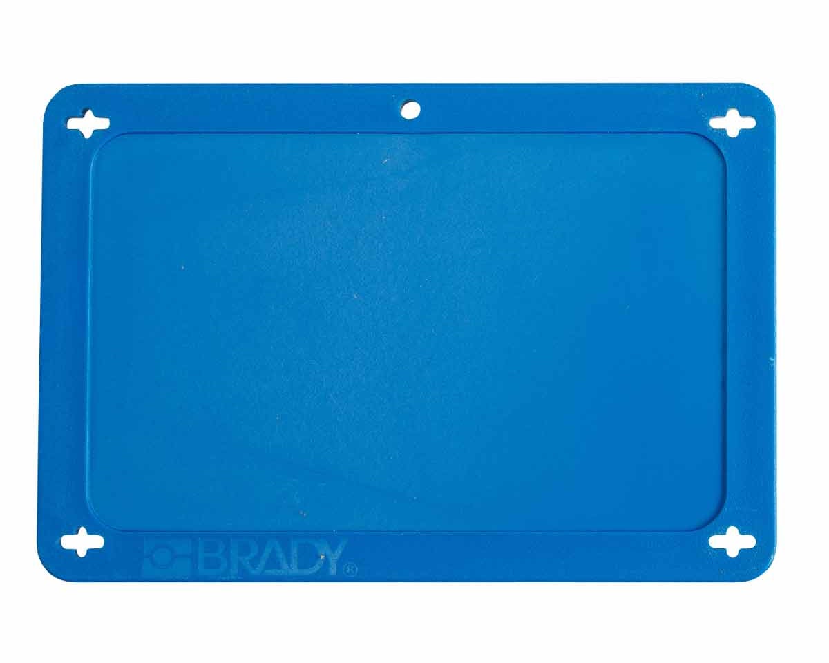 Utility Tags Example BLANK BLUE UTILITY TAG 2.5X4 - ALTEC industrial identification B.V.