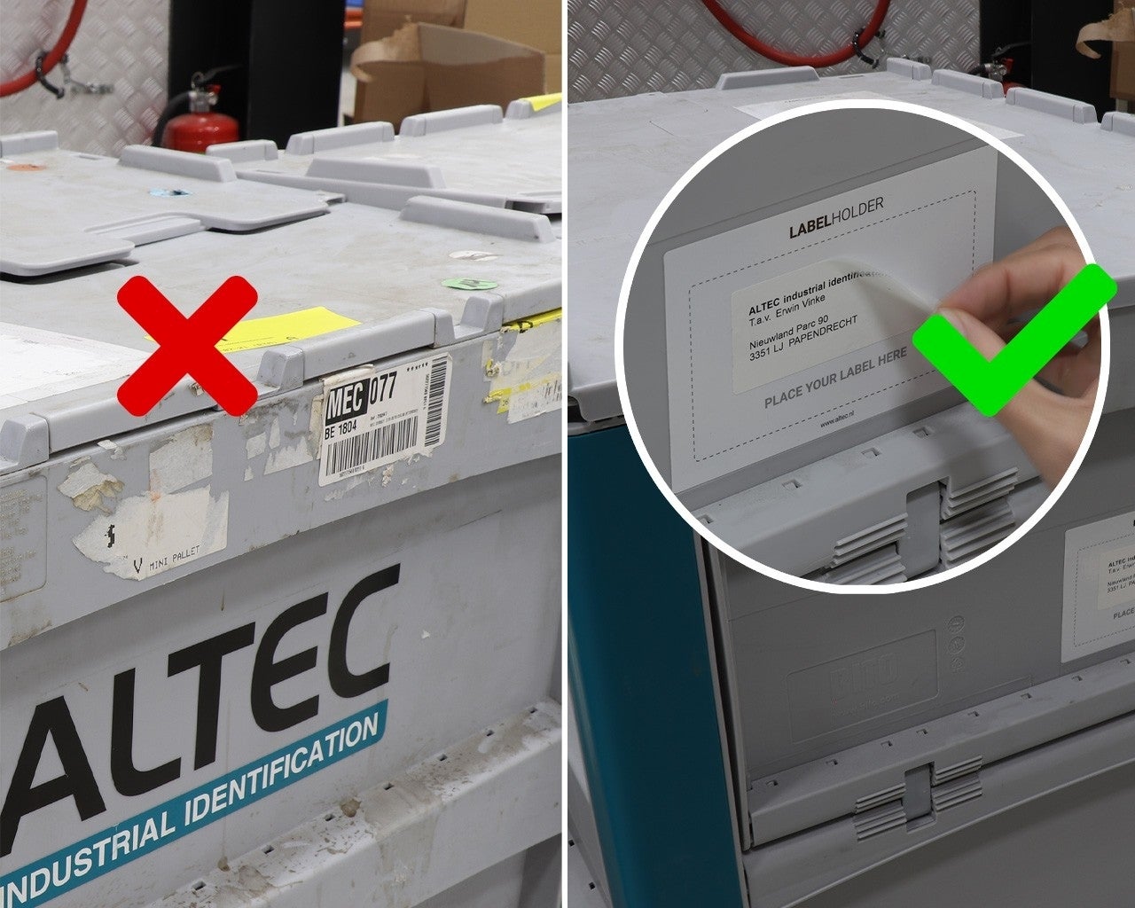 Place Label Here - ALTEC industrial identification B.V.