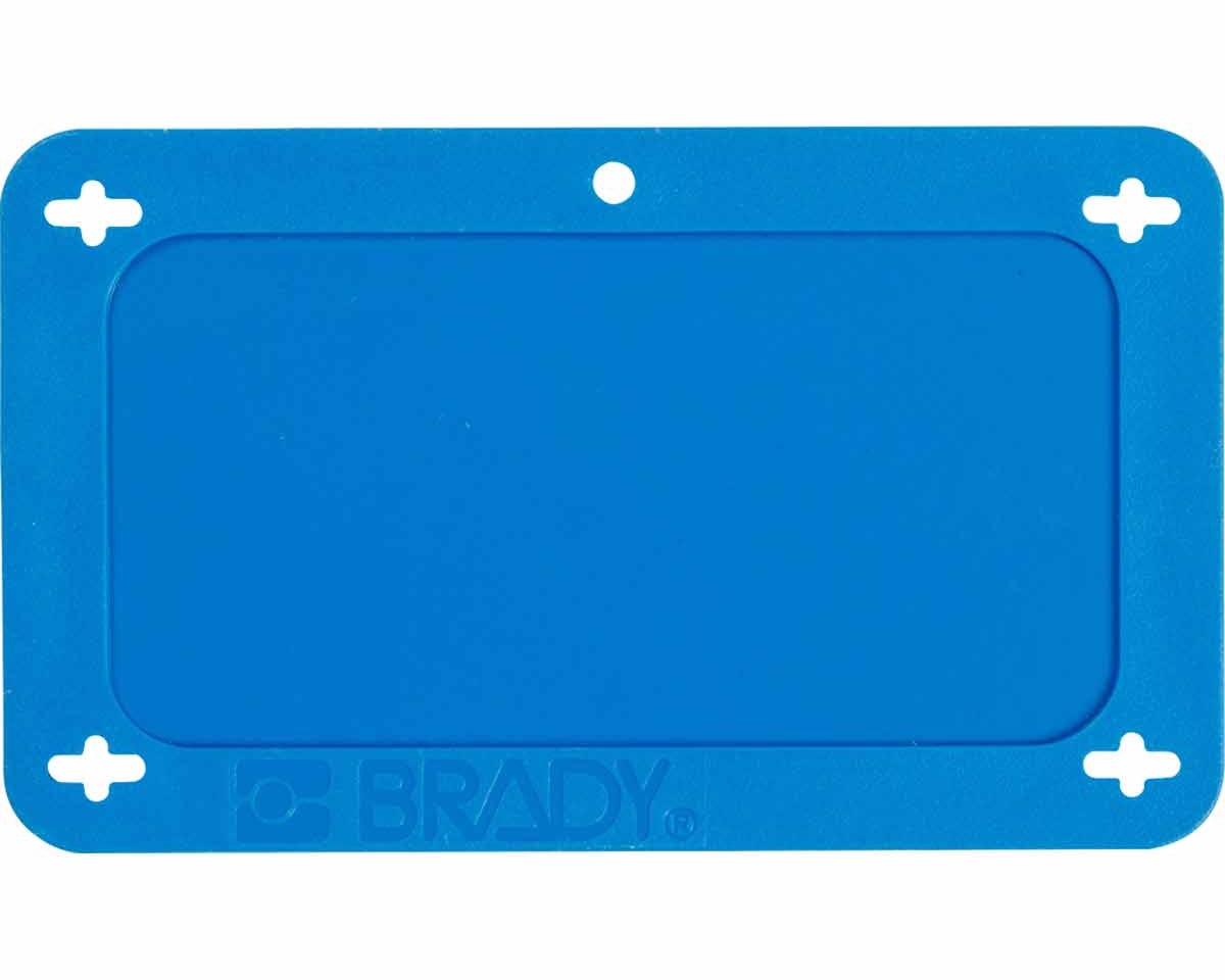 BLANK BLUE UTILITY TAG 1.5X3 - ALTEC industrial identification B.V.