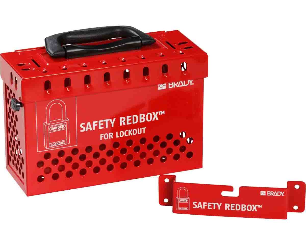 SAFETY REDBOX WALL-MOUNTABLE W/ QUICK REL. RED - ALTEC industrial ...