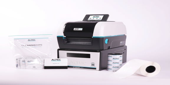Complete Climatools printerset met ATP-300 Pro labelprinter, witte labels, inktfolie en accessoires