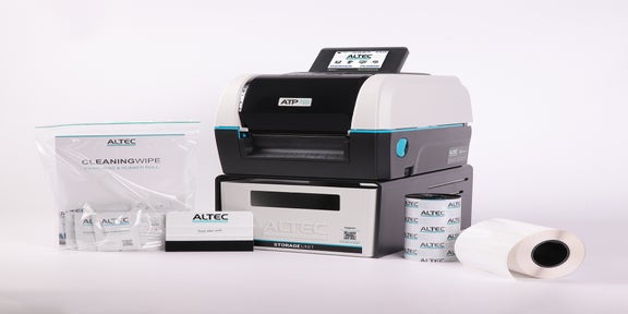 ClimaPulse printerset met ATP-300 Pro labelprinter, Storage Unit, labels, inktfolie, Cleaning Wipes en LabelSlide