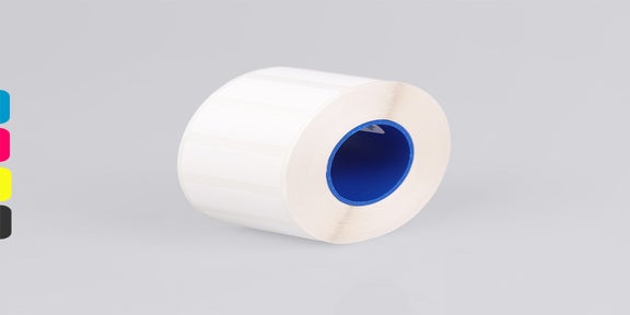Full-color cryogenic epjeslabels in het wit voor epjes en microbuisjes