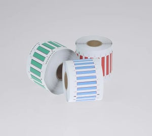 A332 ADSC Sleeves op rol in groen, blauw en rood voor draadcodering