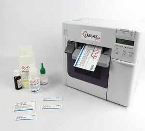 Geprinte GHS labels voor samplebuizen en cryovials met de LASSIE2 Plus printer