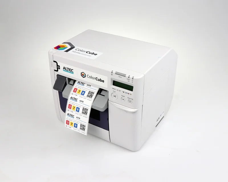 ColorCube labelprinter print full-color sticky notes