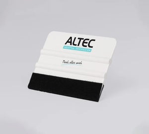 LabelSlide rakel van stevig kunststof om labels perfect aan te kunnen brengen