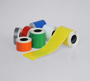 Rollen vloerlabels in diverse kleuren voor vloermarkering