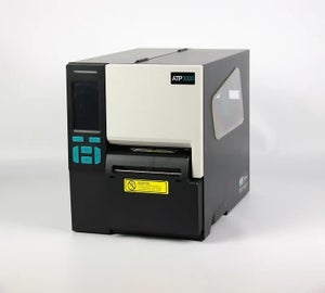 ATP-3000 labelprinter met geïnstalleerde Cutter Module voor het automatisch en nauwkeurig afsnijden van geprinte labels