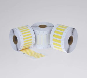 A267 ADS Sleeves op rol in geel en wit voor draadcodering
