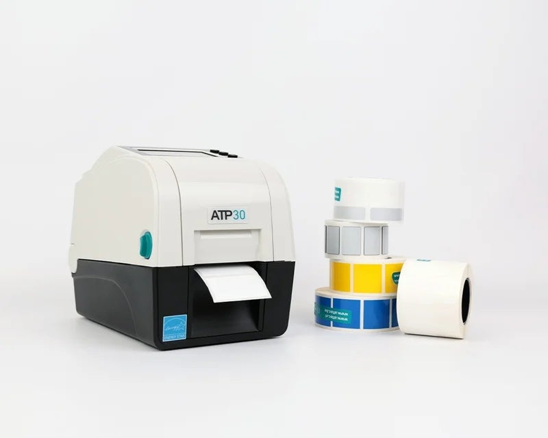 ATP-30 labelprinter met rollen labels voor verschillende toepassingen