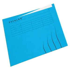 Vouwmap Secolor met tabrand A4 100% gerecycled kar