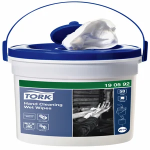 Handreinigingsdoek Tork W14 Premium emmer 1-laags