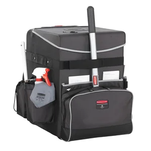 Trolley Rubbermaid Executive Quick Cart groot grij