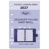 Agendavulling 2027 Kalpa Pocket 7dagen/2pagina's
