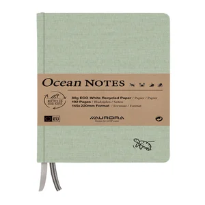 Notitieboek Aurora Ocean A5 192blz lijn 80gr linne