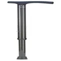 Wandelstok Able2 carbon soft recht handvat zwart