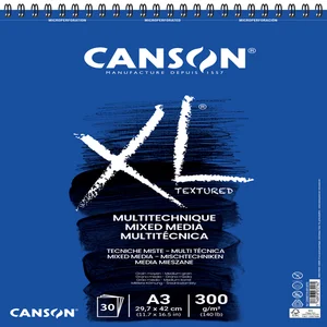 Mixed mediapapier Canson XL Textured Mixed Media 3