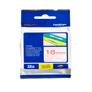 Labeltape Brother P-touch TZe-242 standaard 18mm r