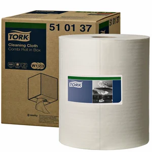 Reinigingsdoek Tork W2 Premium 1-laags 152m wit 51