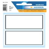 Etiket HERMA 5715 53x80mm schrift grijs kader 12 stuks