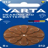 Batterij VARTA hoortoestel 8x 312