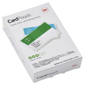 Lamineerhoes GBC creditcard 54x86mm 2x125micron 10