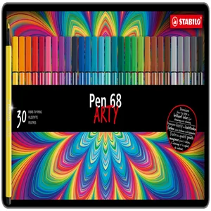 Viltstift STABILO Pen 68/30 Arty medium assorti bl