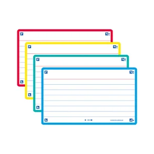 Flashcard Oxford 2.0 75x125mm 80 vel 250gr lijn as