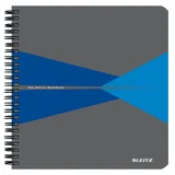Notitieboek Leitz Office A5 lijn 180 pagina's 80gr grijs blauw