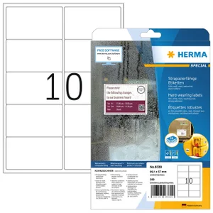 Etiket HERMA 8330 99.1x57mm weerbestendig wit 250