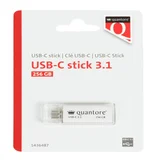 USB stick 3.1 Quantore USB-C 256GB zilver