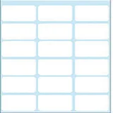 Etiket HERMA 3746 17x26mm wit 126 stuks