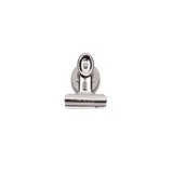 Papierklem MAUL Bulldog met magneet 40mm zilver 2 stuks