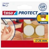 Beschermvilt tesa® Protect anti-kras Ø26mm wit 12 stuks