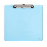 Klembord MAUL A4 staand transparant PS neon blauw