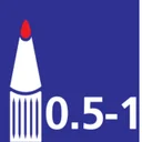 Fineliner edding 1200 002 fijn rood