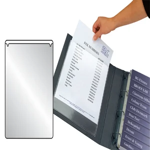 Insteektas Djois U-map 220x305mm zelfklevend PP tr