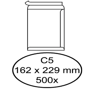 Envelop Quantore akte C5 162x229mm zelfklevend wit