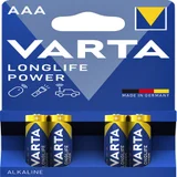 Batterij VARTA Longlife Power 4x AAA