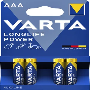 Batterij VARTA Longlife Power 4x AAA