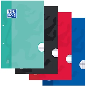 Cursusblok Oxford School A4 ruit 5x5mm 2-gaats 200