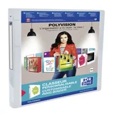 Presentatieringband Oxford Polyvision A4 4-rings O-mech 20mm transparant