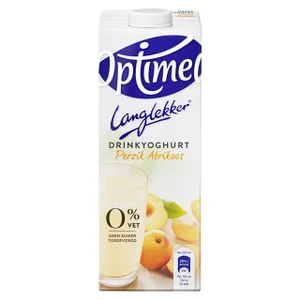 Drinkyoghurt Optimel Langlekker perzik abrikoos 1l