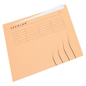 Vouwmap Secolor met tabrand A4 100% gerecycled kar