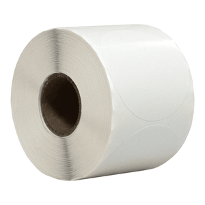 DULA Etiketten rond wit 50mm - 500 stickers op rol - Sluitzegel