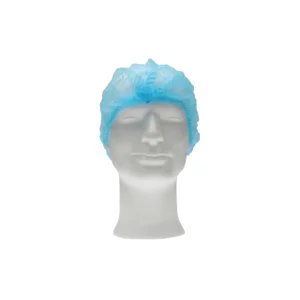 Haarnet CMT clip non-woven L 53cm PP blauw 100 stu