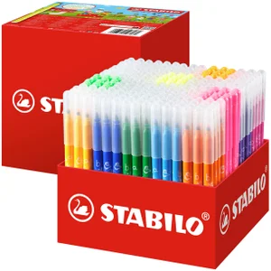 Viltstift STABILO Trio A-Z 378 fijn assorti classp