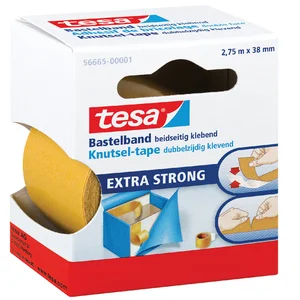 Dubbelzijdige knutseltape tesa® 2,75mx38mm transpa